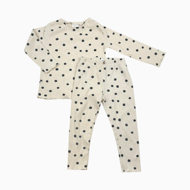 Ensemble crème à pois 2-3Y