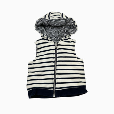 Veste sans manche à rayures marine 3Y