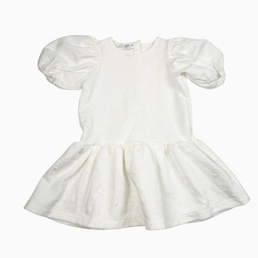 Robe blanche texturée 18-24M