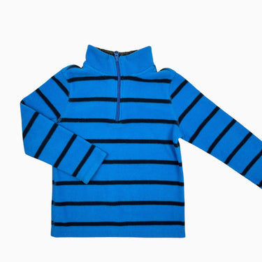 Pull bleu à rayures en polar 4Y
