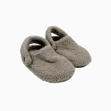 Sandales fermées taupe en sherpas 13US