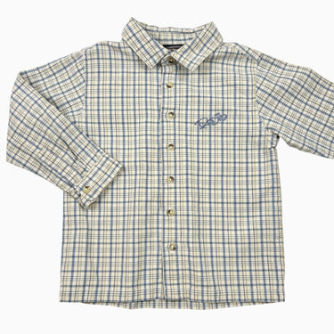 Chemise carreautée coton épais vintage 6Y