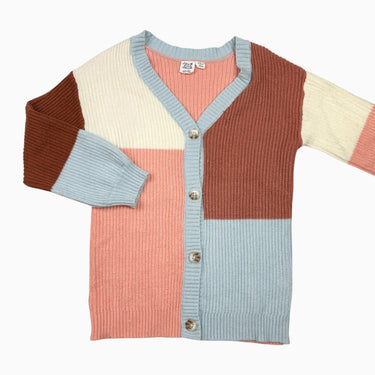 Cardigan coloré en tricot 6Y