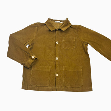 Chemise 'Oscar' caramel en corduroy 6-7Y