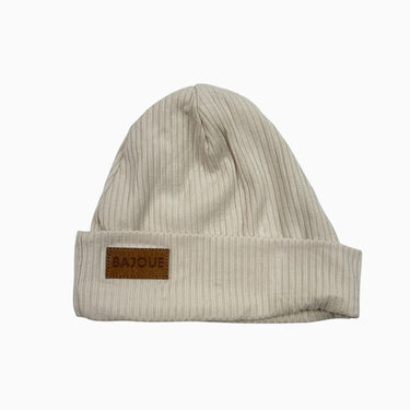 Bonnet vanille côtelé 6-24M