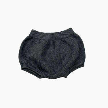 Bloomer charcoal en tricot 6-9M