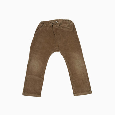 Pantalon marron en corduroy 1-3Y