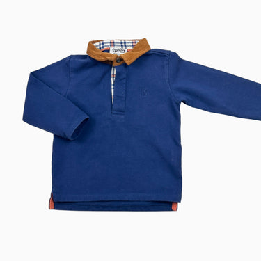 Chandail style polo marine 18M