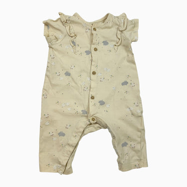 Combi jaune lapins 9-12M
