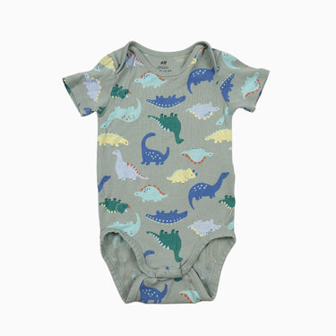 Cache-couche dinosaures gris 9-12M