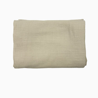 Couverture crème en mousseline