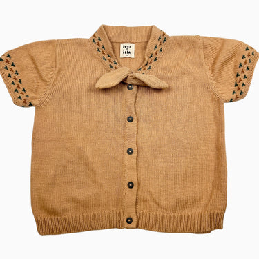 Pull latté en tricot 10Y