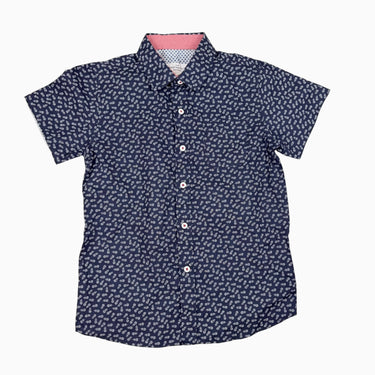 Chemise marine 'ananas' 8Y