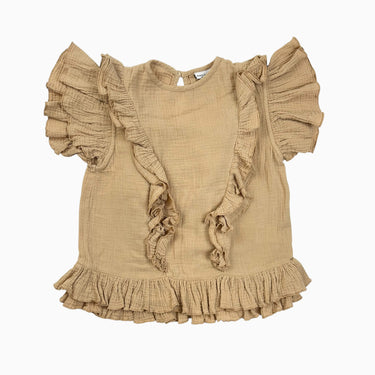 Blouse sable mouseline 6-8Y