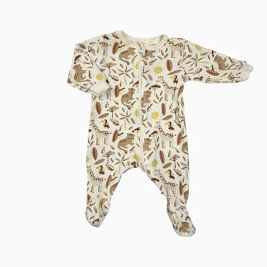 Pyjama vanille 'animaux' 0M