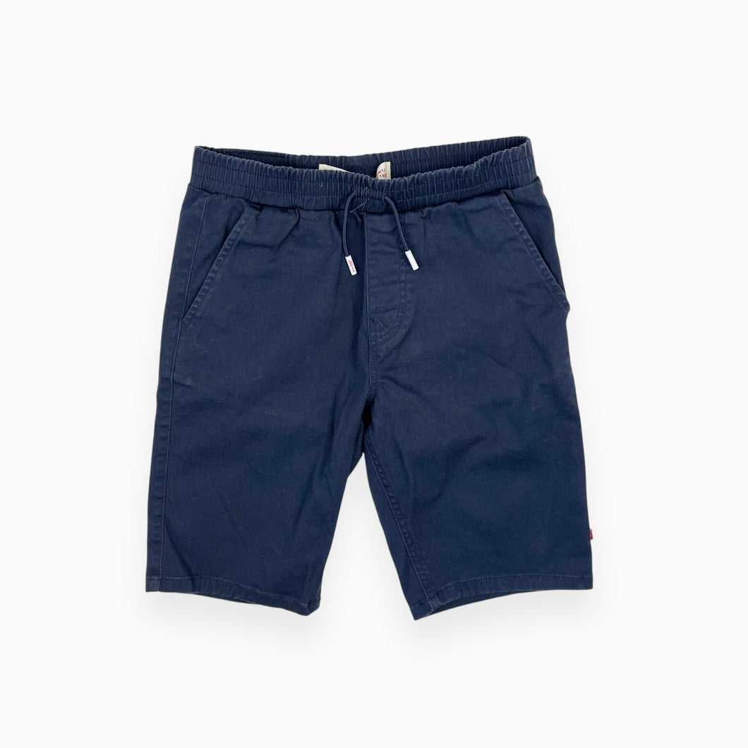 Bermudas marine en coton coupe étroite 8Y