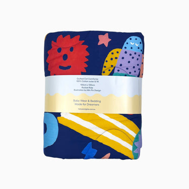 Couverture 'Rocket Ride' matelassée 100X120CM