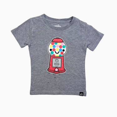 T-shirt gris 'machine à bonbons' 3-4Y