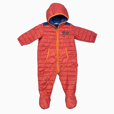 Combi orange mi-saison style puffer mince 12M