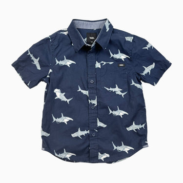 Chemise marine 'requins' 5Y