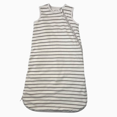 GIgoteuse beige à rayures sable en coton épais NB-6M