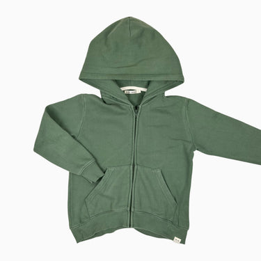 Veste à capuchon verte 4-5Y