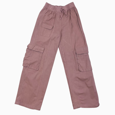 Pantalon cargo blush en coton 13-14Y