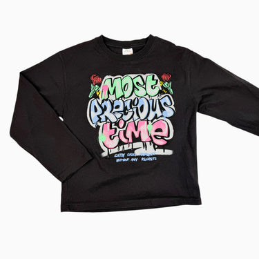 Chandail charcoal 'Mose precious time' 9-10Y