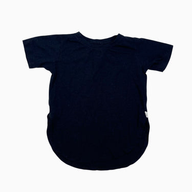 T-shirt noir en bambou et coton 3-5Y