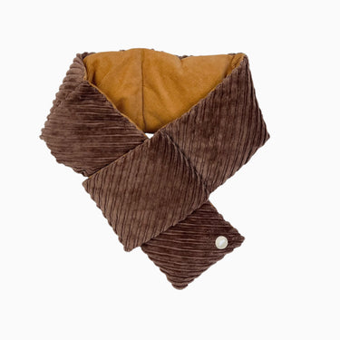 Foulard marron en corduroy 3-6Y