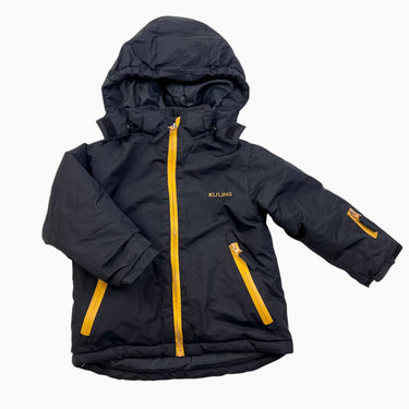 Manteau noir doublé en polar 98CM 3Y