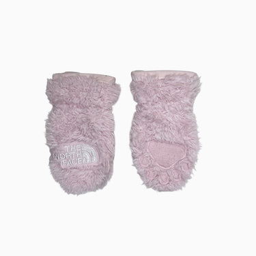 Mitaines roses en peluche 6-24M