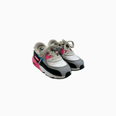 Sneakers 'Air Max' grises et roses à lacet 7US