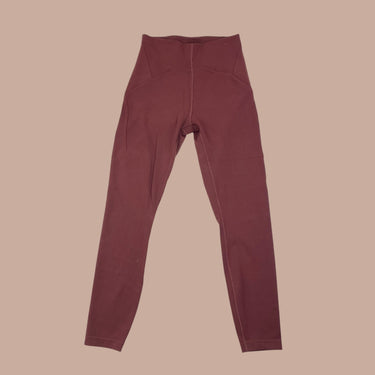 Legging de sport rouille 'cropped' pour femmes 4US