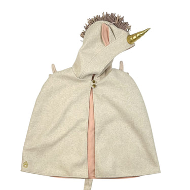 Cape 'licorne' en laine et poly S 7-8Y