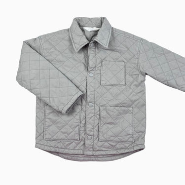 Veste verte-grise style matelassée 6-7Y