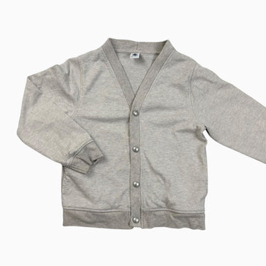 Cardigan avoine avec boutons argentés 8Y