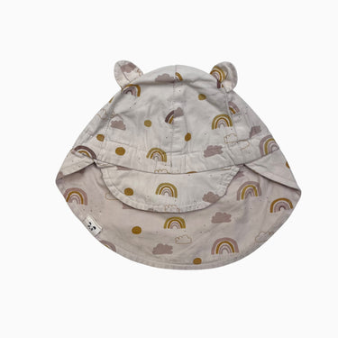 Chapeau soleil vanille 'rainbow' 1-2Y
