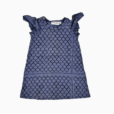 Robe periwinkle motif 92-98 2-3Y