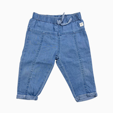 Pantalon en coton chambray 12M