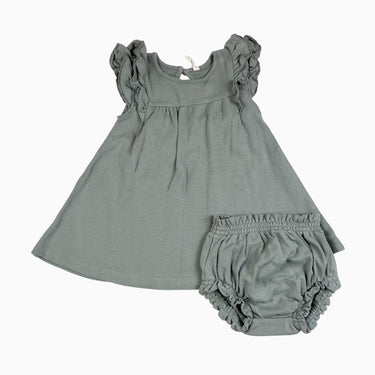 Robe avec bloomer eucalyptus 12-18M