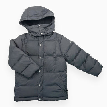 Manteau noir style puffer doublé en duvet 4-5Y