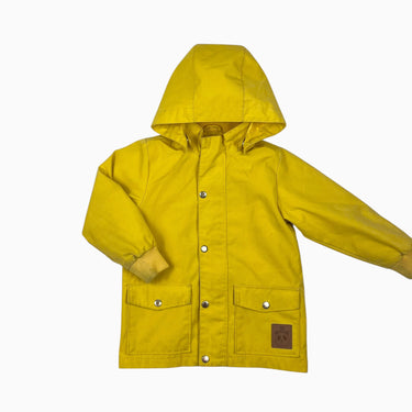 Manteau jaune 104-110CM 4-5Y