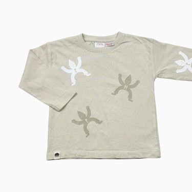 Chandail beige revalorisé bonhomme 2Y