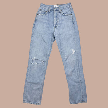 Jeans pâle en denim pour femmes fait aux É-U 22US