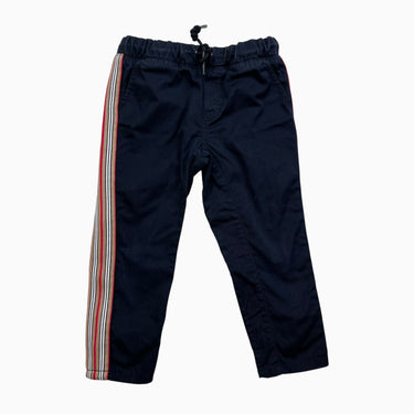 Pantalon noir avec bande emblématique 2Y