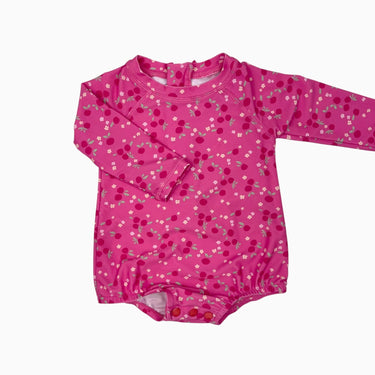 Maillot rose 'fruits' 3-6M