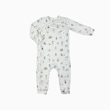 Pyjama blanc 'animaux' 18-24M