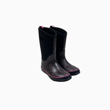 Bottes noires et roses léopard JR2US