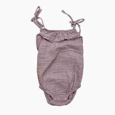 Barboteuse lilas en mousseline 2Y